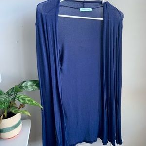Long sleeved royal blue cardigan!